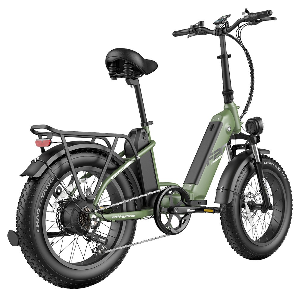FAFREES FF20 Polar Electric Bike 48V 500W Motor 40Km/h Max Speed Dual 10.4Ah Batteries for 150KM Range 20*4.0 Inch CHAOYANG Fat Tire Double Disc Brakes Shimano 7-Speed Gear LCD Color Display - Green FAFREES FF20 Polar Electric Bike 48V 500W Motor 40Km/h Max Speed Dual 10.4Ah Batteries For 150KM Range 20*4.0 Inch CHAOYANG Fat Tire Double Disc Brakes Shimano 7-Speed Gear LCD Color Display - Green -rockbros-shop FAFREES FF20 Polar Electric Bike Green 519499 4