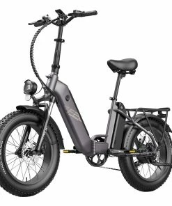 FAFREES FF20 Polar Electric Bike 48V 500W Motor 40Km/h Max Speed Dual 10.4Ah Batteries For 150KM Range 20*4.0 Inch CHAOYANG Fat Tire Double Disc Brakes Shimano 7-Speed Gear LCD Color Display - Grey
