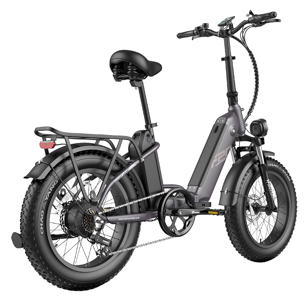 FAFREES FF20 Polar Electric Bike 48V 500W Motor 40Km/h Max Speed Dual 10.4Ah Batteries for 150KM Range 20*4.0 Inch CHAOYANG Fat Tire Double Disc Brakes Shimano 7-Speed Gear LCD Color Display - Grey FAFREES FF20 Polar Electric Bike 48V 500W Motor 40Km/h Max Speed Dual 10.4Ah Batteries For 150KM Range 20*4.0 Inch CHAOYANG Fat Tire Double Disc Brakes Shimano 7-Speed Gear LCD Color Display - Grey -rockbros-shop FAFREES FF20 Polar Electric Bike Grey 519498 4