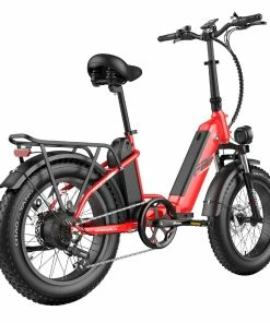 FAFREES FF20 Polar Electric Bike 48V 500W Motor 40Km/h Max Speed Dual 10.4Ah Batteries For 150KM Range 20*4.0 Inch CHAOYANG Fat Tire Double Disc Brakes Shimano 7-Speed Gear LCD Color Display - Red 12 FAFREES FF20 Polar Electric Bike 48V 500W Motor 40Km/h Max Speed Dual 10.4Ah Batteries For 150KM Range 20*4.0 Inch CHAOYANG Fat Tire Double Disc Brakes Shimano 7-Speed Gear LCD Color Display - Red -rockbros-shop FAFREES FF20 Polar Electric Bike Red 519497 4