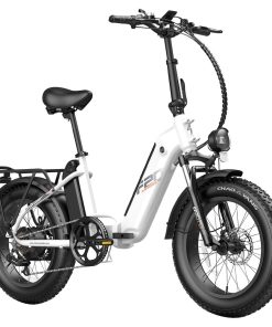FAFREES FF20 Polar Electric Bike 48V 500W Motor 40Km/h Max Speed Dual 10.4Ah Batteries For 150KM Range 20*4.0 Inch CHAOYANG Fat Tire Double Disc Brakes Shimano 7-Speed Gear LCD Color Display - White 4 FAFREES FF20 Polar Electric Bike 48V 500W Motor 40Km/h Max Speed Dual 10.4Ah Batteries For 150KM Range 20*4.0 Inch CHAOYANG Fat Tire Double Disc Brakes Shimano 7-Speed Gear LCD Color Display - White -rockbros-shop FAFREES FF20 Polar Electric Bike White 519501 2