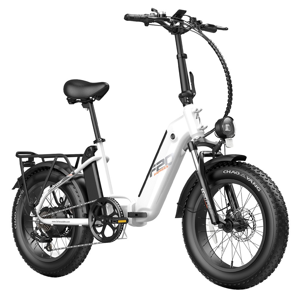 FAFREES FF20 Polar Electric Bike 48V 500W Motor 40Km/h Max Speed Dual 10.4Ah Batteries for 150KM Range 20*4.0 Inch CHAOYANG Fat Tire Double Disc Brakes Shimano 7-Speed Gear LCD Color Display - White FAFREES FF20 Polar Electric Bike 48V 500W Motor 40Km/h Max Speed Dual 10.4Ah Batteries For 150KM Range 20*4.0 Inch CHAOYANG Fat Tire Double Disc Brakes Shimano 7-Speed Gear LCD Color Display - White -rockbros-shop FAFREES FF20 Polar Electric Bike White 519501 2