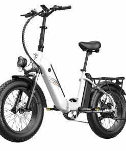 FAFREES FF20 Polar Electric Bike 48V 500W Motor 40Km/h Max Speed Dual 10.4Ah Batteries For 150KM Range 20*4.0 Inch CHAOYANG Fat Tire Double Disc Brakes Shimano 7-Speed Gear LCD Color Display - White 11 FAFREES FF20 Polar Electric Bike 48V 500W Motor 40Km/h Max Speed Dual 10.4Ah Batteries For 150KM Range 20*4.0 Inch CHAOYANG Fat Tire Double Disc Brakes Shimano 7-Speed Gear LCD Color Display - White -rockbros-shop FAFREES FF20 Polar Electric Bike White 519501 3