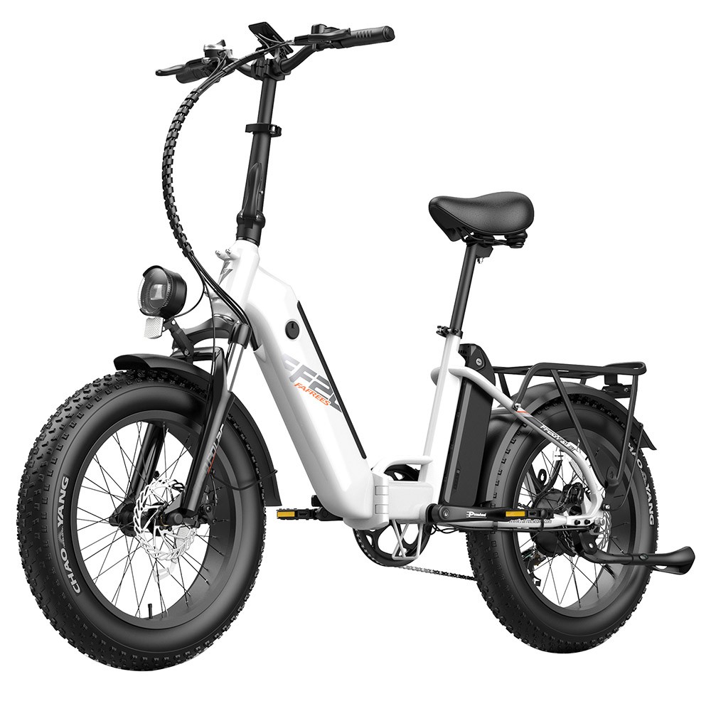 FAFREES FF20 Polar Electric Bike 48V 500W Motor 40Km/h Max Speed Dual 10.4Ah Batteries for 150KM Range 20*4.0 Inch CHAOYANG Fat Tire Double Disc Brakes Shimano 7-Speed Gear LCD Color Display - White FAFREES FF20 Polar Electric Bike 48V 500W Motor 40Km/h Max Speed Dual 10.4Ah Batteries For 150KM Range 20*4.0 Inch CHAOYANG Fat Tire Double Disc Brakes Shimano 7-Speed Gear LCD Color Display - White -rockbros-shop FAFREES FF20 Polar Electric Bike White 519501 3