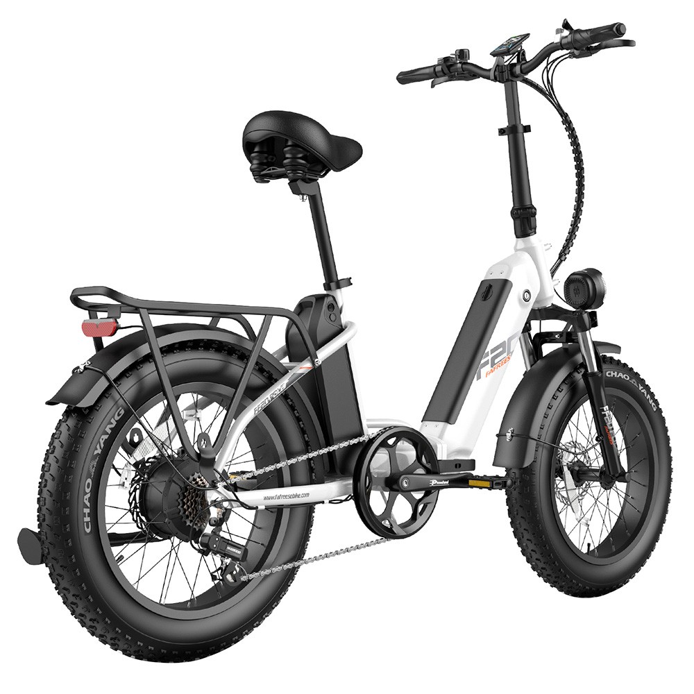 FAFREES FF20 Polar Electric Bike 48V 500W Motor 40Km/h Max Speed Dual 10.4Ah Batteries for 150KM Range 20*4.0 Inch CHAOYANG Fat Tire Double Disc Brakes Shimano 7-Speed Gear LCD Color Display - White FAFREES FF20 Polar Electric Bike 48V 500W Motor 40Km/h Max Speed Dual 10.4Ah Batteries For 150KM Range 20*4.0 Inch CHAOYANG Fat Tire Double Disc Brakes Shimano 7-Speed Gear LCD Color Display - White -rockbros-shop FAFREES FF20 Polar Electric Bike White 519501 4