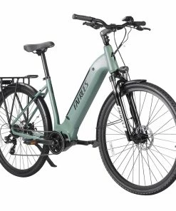 FAFREES FM9 City Electric Bike KENDA 700C*45C Tire 250W Bafang Mid-Drive Motor 25Km/h Max Speed 36V 15Ah Battery 100KM Range SHIMANO 7-Speed TEKTRO Mechanical Disc Brakes - Green -rockbros-shop FAFREES FM9 City Electric Bicycle Green 519496 2