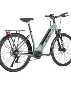 FAFREES FM9 City Electric Bike KENDA 700C*45C Tire 250W Bafang Mid-Drive Motor 25Km/h Max Speed 36V 15Ah Battery 100KM Range SHIMANO 7-Speed TEKTRO Mechanical Disc Brakes - Green -rockbros-shop FAFREES FM9 City Electric Bicycle Green 519496 4
