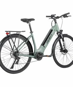 FAFREES FM9 City Electric Bike KENDA 700C*45C Tire 250W Bafang Mid-Drive Motor 25Km/h Max Speed 36V 15Ah Battery 100KM Range SHIMANO 7-Speed TEKTRO Mechanical Disc Brakes - Green -rockbros-shop FAFREES FM9 City Electric Bicycle Green 519496 4