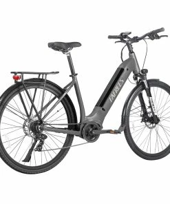FAFREES FM9 City Electric Bike KENDA 700C*45C Tire 250W Bafang Mid-Drive Motor 25Km/h Max Speed 36V 15Ah Battery 100KM Range SHIMANO 7-Speed TEKTRO Mechanical Disc Brakes - Grey -rockbros-shop FAFREES FM9 City Electric Bicycle Grey 519495 4