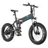FIIDO M21 Folding Electric Bike 20*4.0 Inch Fat Tire Mountain Bicycle With Torque Sensor 500W Motor Max Speed 36Km/h 48V 11.6AH Battery Up To 130km Range Max Load 120kg - Black -rockbros-shop FIIDO M21 Folding Electric Bike 20 with Torque Sensor Black 480090 0