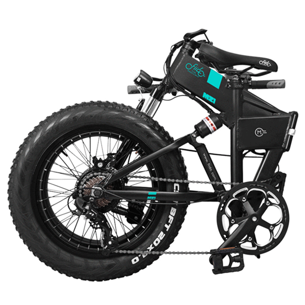 FIIDO M21 Folding Electric Bike 20*4.0 Inch Fat Tire Mountain Bicycle with Torque Sensor 500W Motor Max Speed 36Km/h 48V 11.6AH Battery Up To 130km Range Max Load 120kg - Black FIIDO M21 Folding Electric Bike 20*4.0 Inch Fat Tire Mountain Bicycle With Torque Sensor 500W Motor Max Speed 36Km/h 48V 11.6AH Battery Up To 130km Range Max Load 120kg - Black -rockbros-shop FIIDO M21 Folding Electric Bike 20 with Torque Sensor Black 480090 2 1