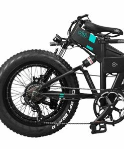 FIIDO M21 Folding Electric Bike 20*4.0 Inch Fat Tire Mountain Bicycle With Torque Sensor 500W Motor Max Speed 36Km/h 48V 11.6AH Battery Up To 130km Range Max Load 120kg - Black -rockbros-shop FIIDO M21 Folding Electric Bike 20 with Torque Sensor Black 480090 2