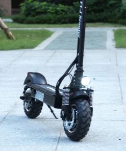 FLJ Scooter FLJ T11 1200W*2 Dual Motors Electric Scooter 10'' Tire 52V LG 30Ah Battery For 90-120km Range Without Seat -rockbros-shop FLJ T11 1200W 2 Dual Motors Electric Scooter without Seat 517209 2