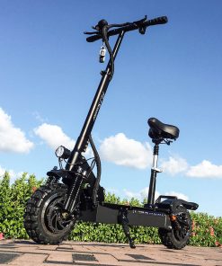 FLJ Scooter FLJ T113 11inch 2*1600W Dual Motors Electric Scooter With 60V 35Ah Battery Big Power - With Seat -rockbros-shop FLJ T113 11inch 2 1600W Dual Motors Electric Scooter With Seat 517206 2