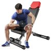 Finer Form 5-in-1 Weight Bench, 660lbs Weight Limit Adjustable Foldable Training Equipment For Bench Press, Strength Training, Full Body Workout -rockbros-shop Finer Form 5 in 1 Foldable Weight Bench 518908 0