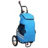 Folding Cargo Bike Trailer With Grocery Bag Blue And Black -rockbros-shop Folding Cargo Bike Trailer with Grocery Bag Blue and Black 427215 0