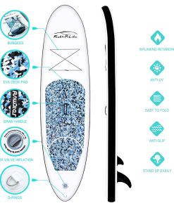 FunWater SUPFR04A CAMOUFLAGE Inflatable Stand Up Paddle Board 10'' Long 30' Wide 6' Thick Blue 5 FunWater SUPFR04A CAMOUFLAGE Inflatable Stand Up Paddle Board 10'' Long 30' Wide 6' Thick Blue -rockbros-shop FunWater CAMOUFLAGE Inflatable Stand Up Paddle Board 507206 3