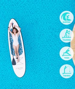 FunWater SUPFR04A CAMOUFLAGE Inflatable Stand Up Paddle Board 10'' Long 30' Wide 6' Thick Blue 6 FunWater SUPFR04A CAMOUFLAGE Inflatable Stand Up Paddle Board 10'' Long 30' Wide 6' Thick Blue -rockbros-shop FunWater CAMOUFLAGE Inflatable Stand Up Paddle Board 507206 4