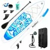 FunWater Cruise SUPFW02A Inflatable Stand Up Paddle Board 335x84x15cm Ultra-Light For All Levels With 10L Dry Bag Travel Backpack - Blue -rockbros-shop FunWater Cruise 335x84x15cm Inflatable SUP Board 500272 0