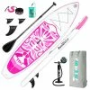 FunWater Cruise SUPFW02B Inflatable Stand Up Paddle Board 335x84x15cm Ultra-Light For All Levels With 10L Dry Bag Travel Backpack - Pink -rockbros-shop FunWater Cruise 335x84x15cm Inflatable SUP Board 500273 0