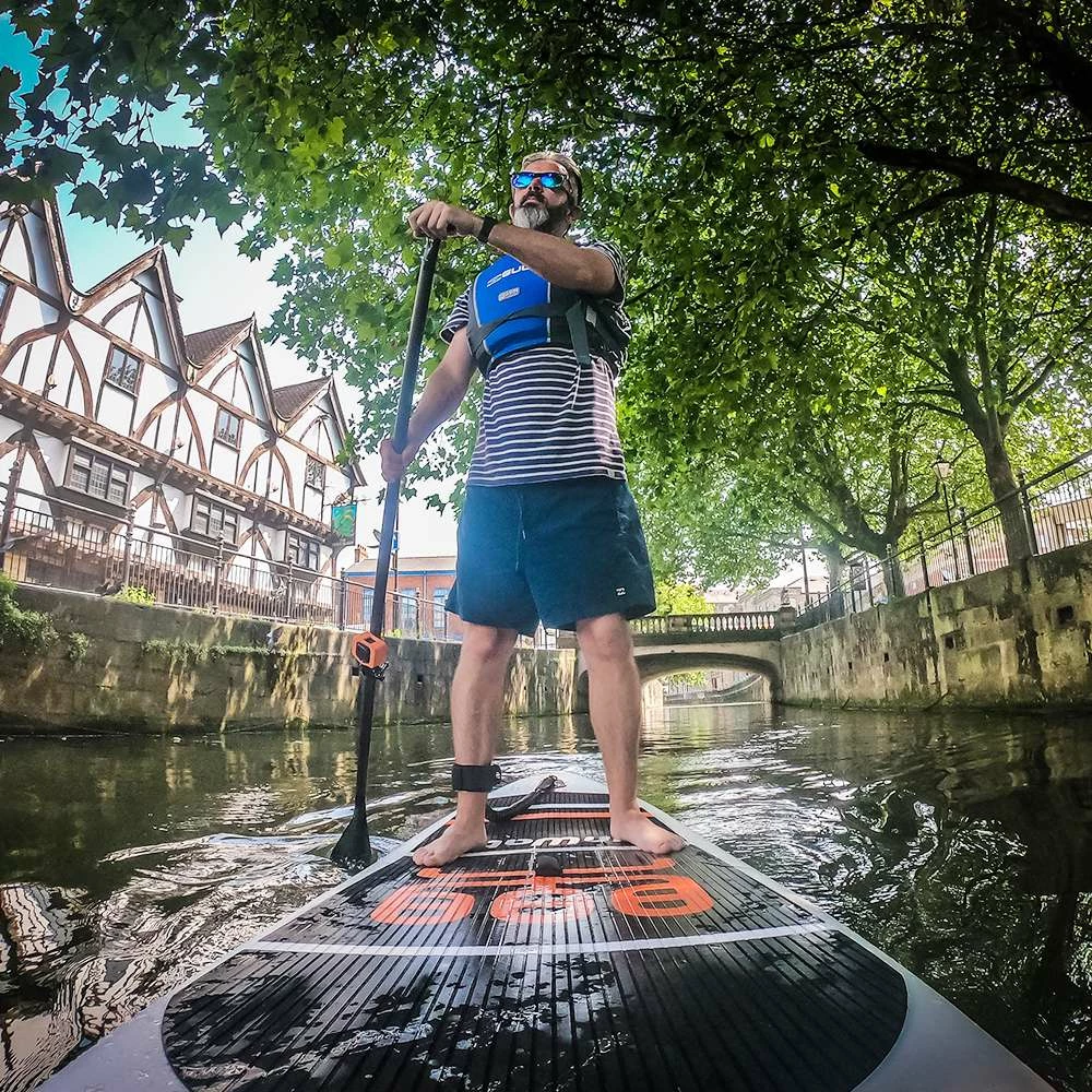 FunWater Cruise SUPFW03A Inflatable Stand Up Paddle Board 335x84x15cm Ultra-Light For All Levels With 10L Dry Bag Travel Backpack 4 FunWater Cruise SUPFW03A Inflatable Stand Up Paddle Board 335x84x15cm Ultra-Light For All Levels With 10L Dry Bag Travel Backpack - Image 2