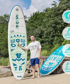 FunWater SUPFW05A NEW TIKI Inflatable Stand Up Paddle Board 10.6'' Long 33' Wide 6' Thick 6 FunWater SUPFW05A NEW TIKI Inflatable Stand Up Paddle Board 10.6'' Long 33' Wide 6' Thick -rockbros-shop FunWater NEW TIKI Inflatable Stand Up Paddle Board 507207 4