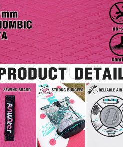 FunWater SUPFW11F Inflatable Stand Up Paddle Board 11'' Long 32" Wide 6" Thick -rockbros-shop FunWater SUPFW11F Inflatable Stand Up Paddle Board 507210 2