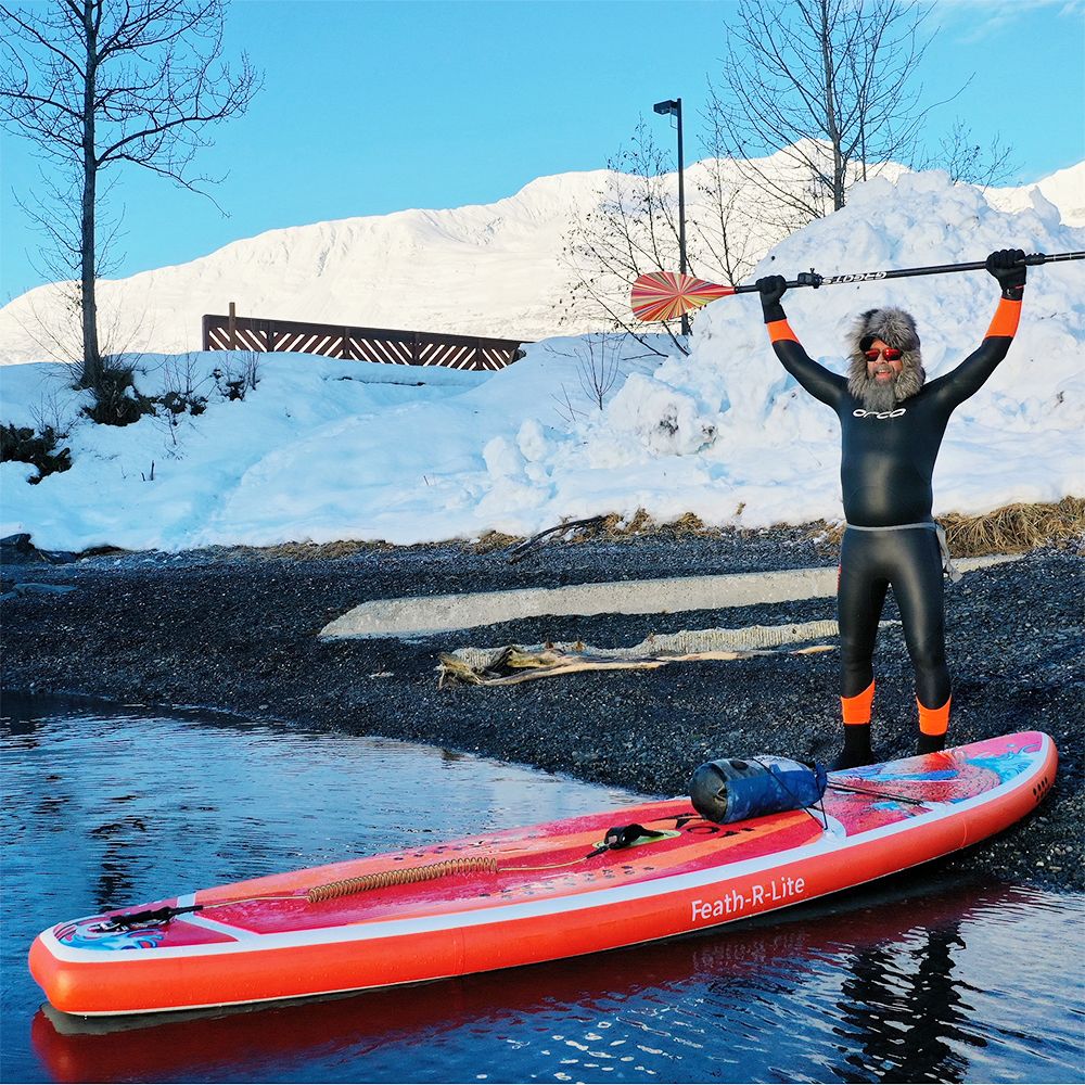 Funwater Racing Roard KOI 350x84x15cm Inflatable Stand Up Paddling Board Maximum Load 150kg with Accessories Funwater Racing Roard KOI 350x84x15cm Inflatable Stand Up Paddling Board Maximum Load 150kg With Accessories -rockbros-shop Funwater Racing Roard KOI 350x84x15cm Inflatable SUP Board 500279 1