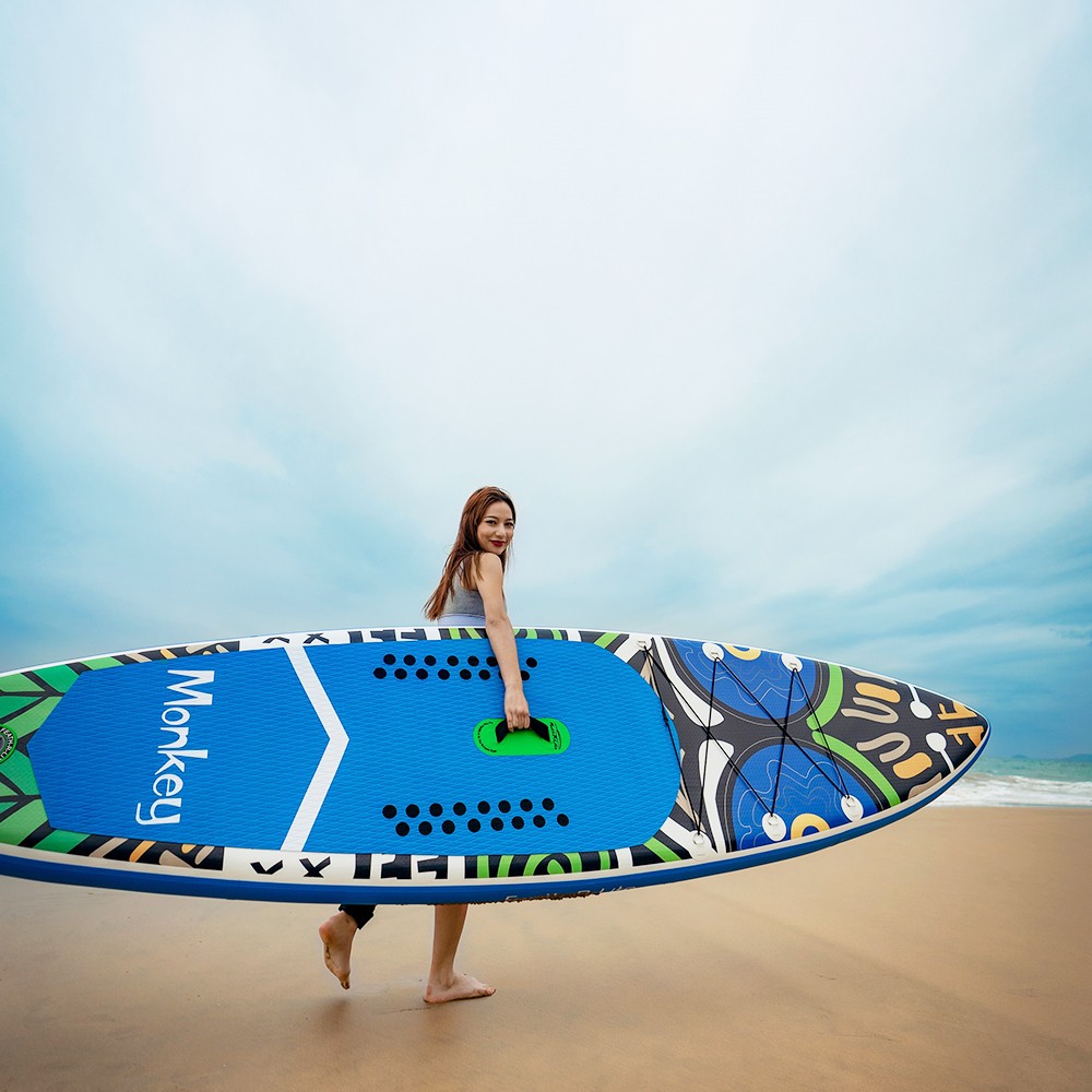 Funwater Racing Roard Monkey 132*33*6 Inch Inflatable Stand Up Paddling Board Maximum Load 150kg with Accessories Funwater Racing Roard Monkey 132*33*6 Inch Inflatable Stand Up Paddling Board Maximum Load 150kg With Accessories -rockbros-shop Funwater Racing Roard Monkey 132 33 6 Inch Inflatable 500278 2