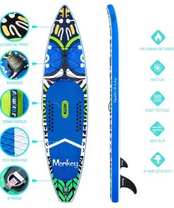 Funwater Racing Roard Monkey 132*33*6 Inch Inflatable Stand Up Paddling Board Maximum Load 150kg With Accessories 7 Funwater Racing Roard Monkey 132*33*6 Inch Inflatable Stand Up Paddling Board Maximum Load 150kg With Accessories -rockbros-shop Funwater Racing Roard Monkey 132 33 6 Inch Inflatable 500278 5
