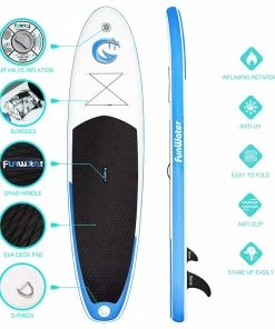 Funwater Smilling Face 335x82x15cm Inflatable Stand Up Paddling Board Adjustable Maximum Load 150kg With Accessor -rockbros-shop Funwater Smilling Face 335x82x15cm Inflatable SUP Board 500281 5