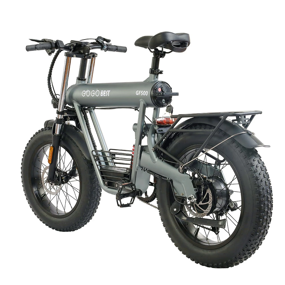 GOGOBEST GF500 Electric Bicycle 20*4.0 Inch Fat Tire 750W Motor 45Km/h Top Speed 48V 20Ah Battery 90-100KM Max Range Shimano 7-Speed Transmission Dual Disc Brake 5 GOGOBEST GF500 Electric Bicycle 20*4.0 Inch Fat Tire 750W Motor 45Km/h Top Speed 48V 20Ah Battery 90-100KM Max Range Shimano 7-Speed Transmission Dual Disc Brake - Image 3