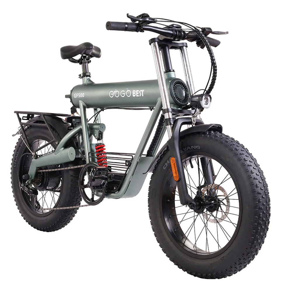 GOGOBEST GF500 Electric Bicycle 20*4.0 Inch Fat Tire 750W Motor 45Km/h Top Speed 48V 20Ah Battery 90-100KM Max Range Shimano 7-Speed Transmission Dual Disc Brake 6 GOGOBEST GF500 Electric Bicycle 20*4.0 Inch Fat Tire 750W Motor 45Km/h Top Speed 48V 20Ah Battery 90-100KM Max Range Shimano 7-Speed Transmission Dual Disc Brake - Image 4