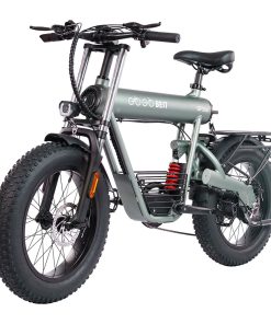 GOGOBEST GF500 Electric Bicycle 20*4.0 Inch Fat Tire 750W Motor 45Km/h Top Speed 48V 20Ah Battery 90-100KM Max Range Shimano 7-Speed Transmission Dual Disc Brake