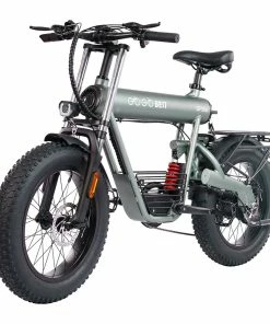 GOGOBEST GF500 Electric Bicycle 20*4.0 Inch Fat Tire 750W Motor 45Km/h Top Speed 48V 20Ah Battery 90-100KM Max Range Shimano 7-Speed Transmission Dual Disc Brake
