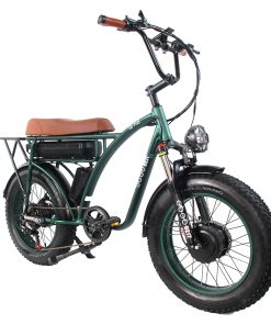 GOGOBEST GF750 Electric Bicycle 1000W*2 Dual Motors 50Km/h Max Speed 48V 17.5Ah Battery 20*4.0 Inch Fat Tire Shimano 7-Speed Gear With USB Phone Charging 200KG Max Load - Army Green 4 GOGOBEST GF750 Electric Bicycle 1000W*2 Dual Motors 50Km/h Max Speed 48V 17.5Ah Battery 20*4.0 Inch Fat Tire Shimano 7-Speed Gear With USB Phone Charging 200KG Max Load - Army Green -rockbros-shop GOGOBEST GF750 Electric Bicycle 1000W 2 Dual Motors Army Green 517424 2