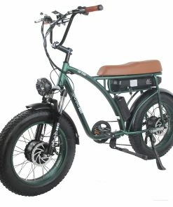 GOGOBEST GF750 Electric Bicycle 1000W*2 Dual Motors 50Km/h Max Speed 48V 17.5Ah Battery 20*4.0 Inch Fat Tire Shimano 7-Speed Gear With USB Phone Charging 200KG Max Load - Army Green 11 GOGOBEST GF750 Electric Bicycle 1000W*2 Dual Motors 50Km/h Max Speed 48V 17.5Ah Battery 20*4.0 Inch Fat Tire Shimano 7-Speed Gear With USB Phone Charging 200KG Max Load - Army Green -rockbros-shop GOGOBEST GF750 Electric Bicycle 1000W 2 Dual Motors Army Green 517424 3