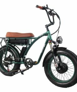 GOGOBEST GF750 Electric Bicycle 1000W*2 Dual Motors 50Km/h Max Speed 48V 17.5Ah Battery 20*4.0 Inch Fat Tire Shimano 7-Speed Gear With USB Phone Charging 200KG Max Load - Army Green 12 GOGOBEST GF750 Electric Bicycle 1000W*2 Dual Motors 50Km/h Max Speed 48V 17.5Ah Battery 20*4.0 Inch Fat Tire Shimano 7-Speed Gear With USB Phone Charging 200KG Max Load - Army Green -rockbros-shop GOGOBEST GF750 Electric Bicycle 1000W 2 Dual Motors Army Green 517424 4