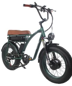 GOGOBEST GF750 Electric Retro Bicycle 20*4.0 Inch Fat Tire 1000W*2 Dual Motors 50Km/h Max Speed 48V 17.5Ah Battery 80KM Range Shimano 7-Speed Gear With USB Phone Charging 200KG Max Load - Army Green 7 GOGOBEST GF750 Electric Retro Bicycle 20*4.0 Inch Fat Tire 1000W*2 Dual Motors 50Km/h Max Speed 48V 17.5Ah Battery 80KM Range Shimano 7-Speed Gear With USB Phone Charging 200KG Max Load - Army Green -rockbros-shop GOGOBEST GF750 Electric Bicycle 1000W 2 Dual Motors Army Green 519209 5