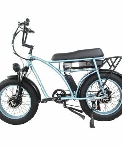 GOGOBEST GF750 Electric Bicycle 1000W*2 Dual Motors 50Km/h Max Speed 48V 17.5Ah Battery 20*4.0 Inch Fat Tire Shimano 7-Speed Gear With USB Phone Charging 200KG Max Load - Blue 8 GOGOBEST GF750 Electric Bicycle 1000W*2 Dual Motors 50Km/h Max Speed 48V 17.5Ah Battery 20*4.0 Inch Fat Tire Shimano 7-Speed Gear With USB Phone Charging 200KG Max Load - Blue -rockbros-shop GOGOBEST GF750 Electric Bicycle 1000W 2 Dual Motors Blue 517426 1