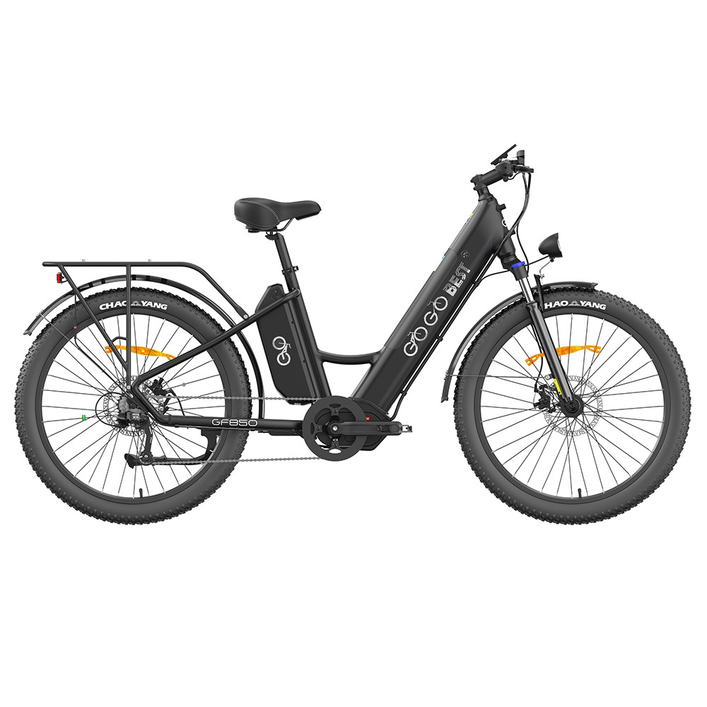 GOGOBEST GF850 Electric Bike 48V 500W Motor 32km/h Max Speed 2*10.4Ah Batteries 130km Range Shimano 7 Speed Gear - Black GOGOBEST GF850 Electric Bike 48V 500W Motor 32km/h Max Speed 2*10.4Ah Batteries 130km Range Shimano 7 Speed Gear - Black -rockbros-shop GOGOBEST GF850 Electric Bike 48V 500W Motor Black 519585 0