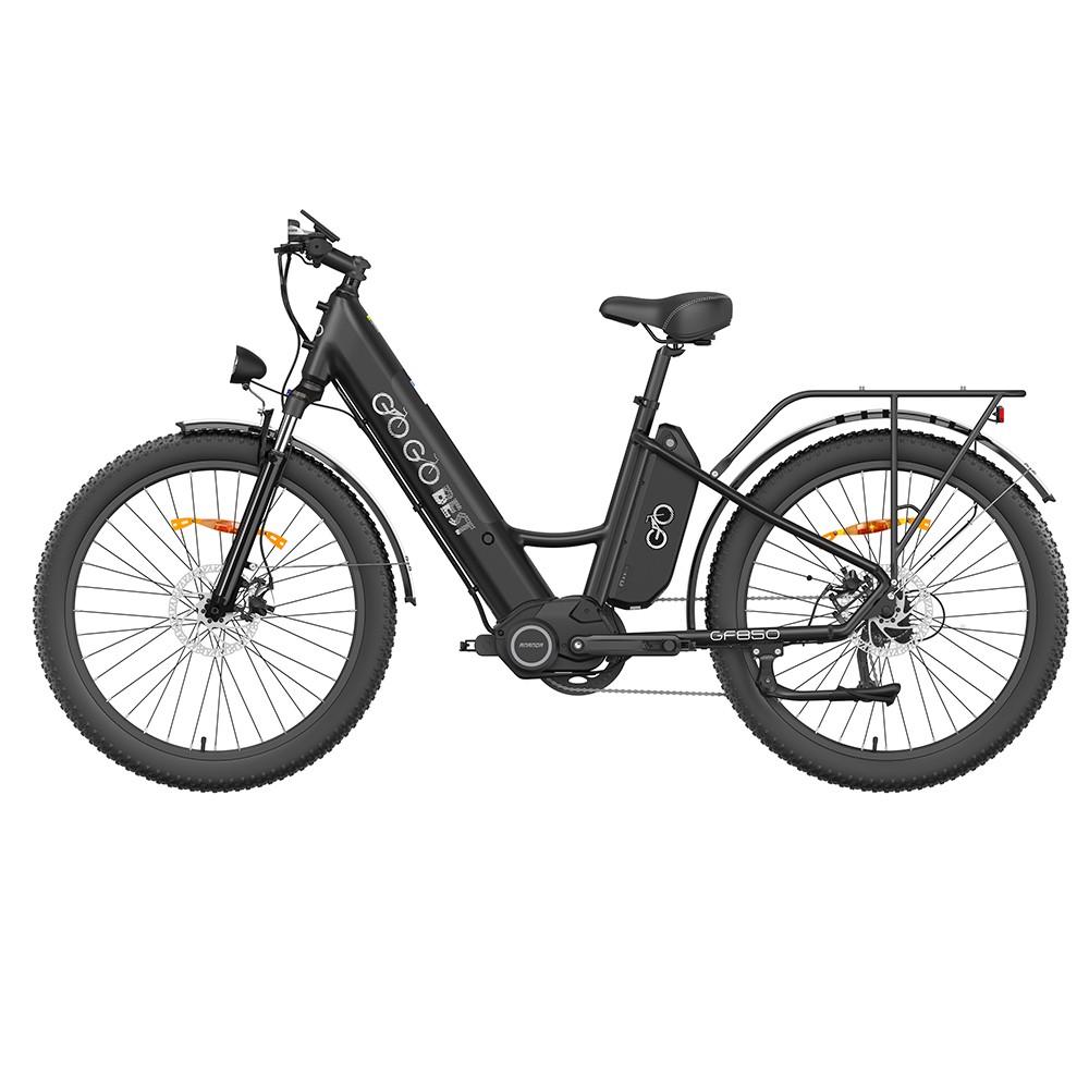 GOGOBEST GF850 Electric Bike 48V 500W Motor 32km/h Max Speed 2*10.4Ah Batteries 130km Range Shimano 7 Speed Gear - Black GOGOBEST GF850 Electric Bike 48V 500W Motor 32km/h Max Speed 2*10.4Ah Batteries 130km Range Shimano 7 Speed Gear - Black -rockbros-shop GOGOBEST GF850 Electric Bike 48V 500W Motor Black 519585 1