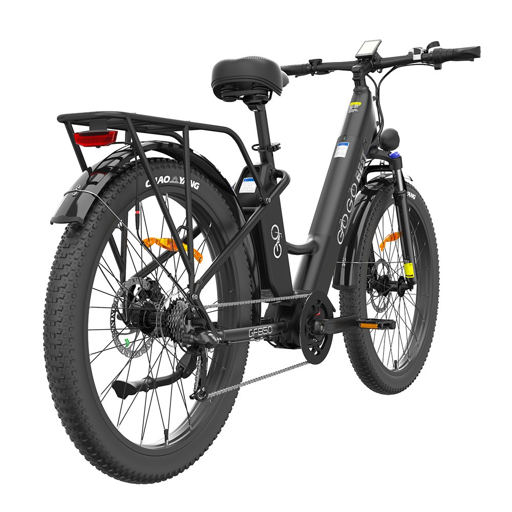 GOGOBEST GF850 Electric Bike 48V 500W Motor 32km/h Max Speed 2*10.4Ah Batteries 130km Range Shimano 7 Speed Gear - Black GOGOBEST GF850 Electric Bike 48V 500W Motor 32km/h Max Speed 2*10.4Ah Batteries 130km Range Shimano 7 Speed Gear - Black -rockbros-shop GOGOBEST GF850 Electric Bike 48V 500W Motor Black 519585 3