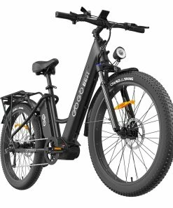 GOGOBEST GF850 Electric Bike 48V 500W Motor 32km/h Max Speed 2*10.4Ah Batteries 130km Range Shimano 7 Speed Gear - Black -rockbros-shop GOGOBEST GF850 Electric Bike 48V 500W Motor Black 519585 4