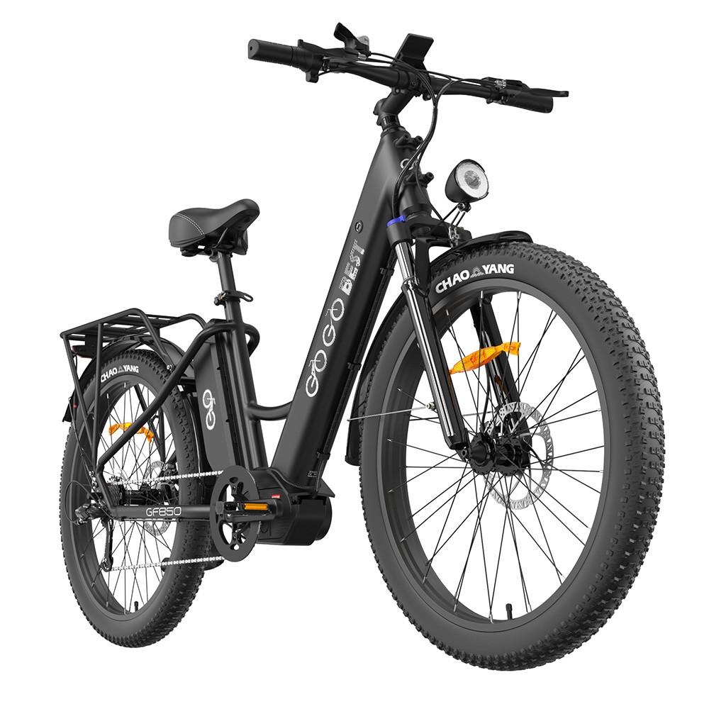 GOGOBEST GF850 Electric Bike 48V 500W Motor 32km/h Max Speed 2*10.4Ah Batteries 130km Range Shimano 7 Speed Gear - Black GOGOBEST GF850 Electric Bike 48V 500W Motor 32km/h Max Speed 2*10.4Ah Batteries 130km Range Shimano 7 Speed Gear - Black -rockbros-shop GOGOBEST GF850 Electric Bike 48V 500W Motor Black 519585 4