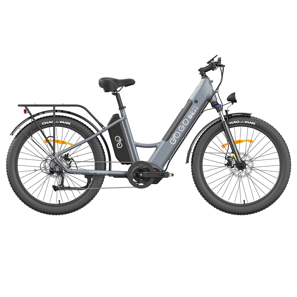 GOGOBEST GF850 Electric Bike 48V 500W Motor 32km/h Max Speed 2*10.4Ah Batteries 130km Range Shimano 7 Speed Gear - Grey GOGOBEST GF850 Electric Bike 48V 500W Motor 32km/h Max Speed 2*10.4Ah Batteries 130km Range Shimano 7 Speed Gear - Grey -rockbros-shop GOGOBEST GF850 Electric Bike 48V 500W Motor Grey 519586 0