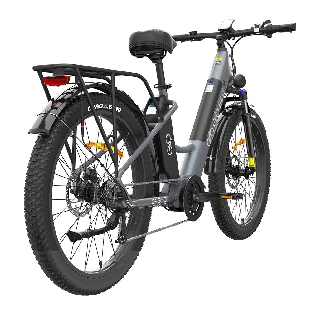 GOGOBEST GF850 Electric Bike 48V 500W Motor 32km/h Max Speed 2*10.4Ah Batteries 130km Range Shimano 7 Speed Gear - Grey GOGOBEST GF850 Electric Bike 48V 500W Motor 32km/h Max Speed 2*10.4Ah Batteries 130km Range Shimano 7 Speed Gear - Grey -rockbros-shop GOGOBEST GF850 Electric Bike 48V 500W Motor Grey 519586 3