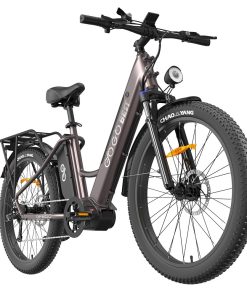 GOGOBEST GF850 Electric Bike 48V 500W Motor 32km/h Max Speed 2*10.4Ah Batteries 130km Range Shimano 7 Speed Gear - Purple -rockbros-shop GOGOBEST GF850 Electric Bike 48V 500W Motor Purple 519587 4
