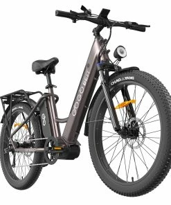 GOGOBEST GF850 Electric Bike 48V 500W Motor 32km/h Max Speed 2*10.4Ah Batteries 130km Range Shimano 7 Speed Gear - Purple -rockbros-shop GOGOBEST GF850 Electric Bike 48V 500W Motor Purple 519587 4