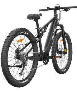 GOGOBEST GM27 Electric Bike 27.5*3.0 Inch Fat Tires 48V 350W Mid Motor 25Km/h Max Speed 10Ah Battery 50KM Max Range Dual Hydraulic Disc Brake - Black 6 GOGOBEST GM27 Electric Bike 27.5*3.0 Inch Fat Tires 48V 350W Mid Motor 25Km/h Max Speed 10Ah Battery 50KM Max Range Dual Hydraulic Disc Brake - Black -rockbros-shop GOGOBEST GM27 Electric Bike 48V 350W Mid Motor Black 519283 4
